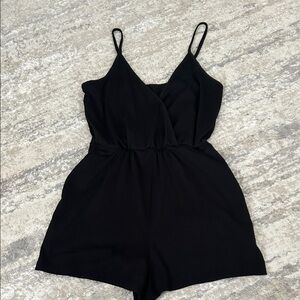 NWOT black romper small